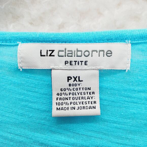 T-Shirt Size PXL Aqua Lace Whimsycore Light Academia Couquette Office Siren Y2K - Picture 11 of 11